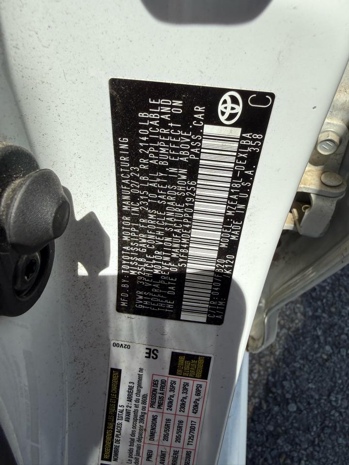 Toyota Corolla LE 2023