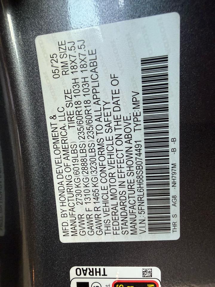 Honda Odyssey EX-L 2025