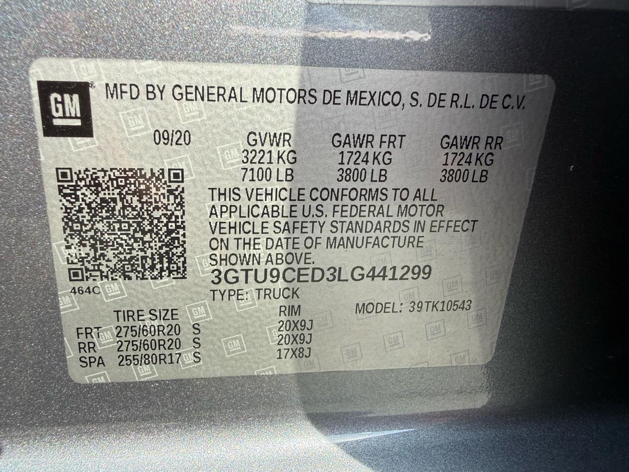 GMC Sierra 1500 Elevation Crew Cab 4WD 2020
