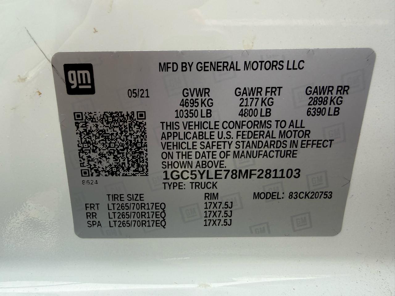 Chevrolet Silverado 2500HD Work Truck Double Cab 4WD 2021