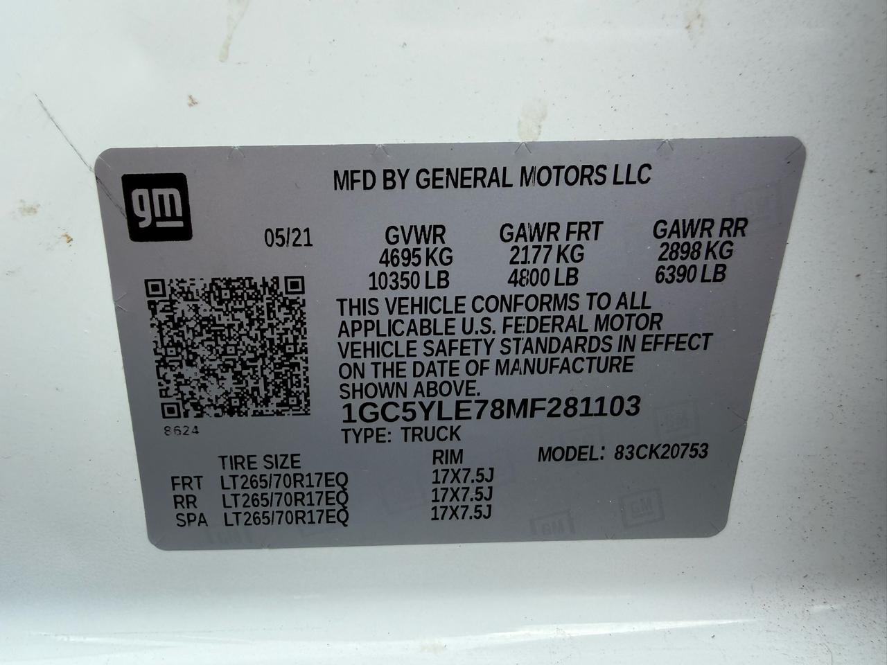 Chevrolet Silverado 2500HD Work Truck Double Cab 4WD 2021