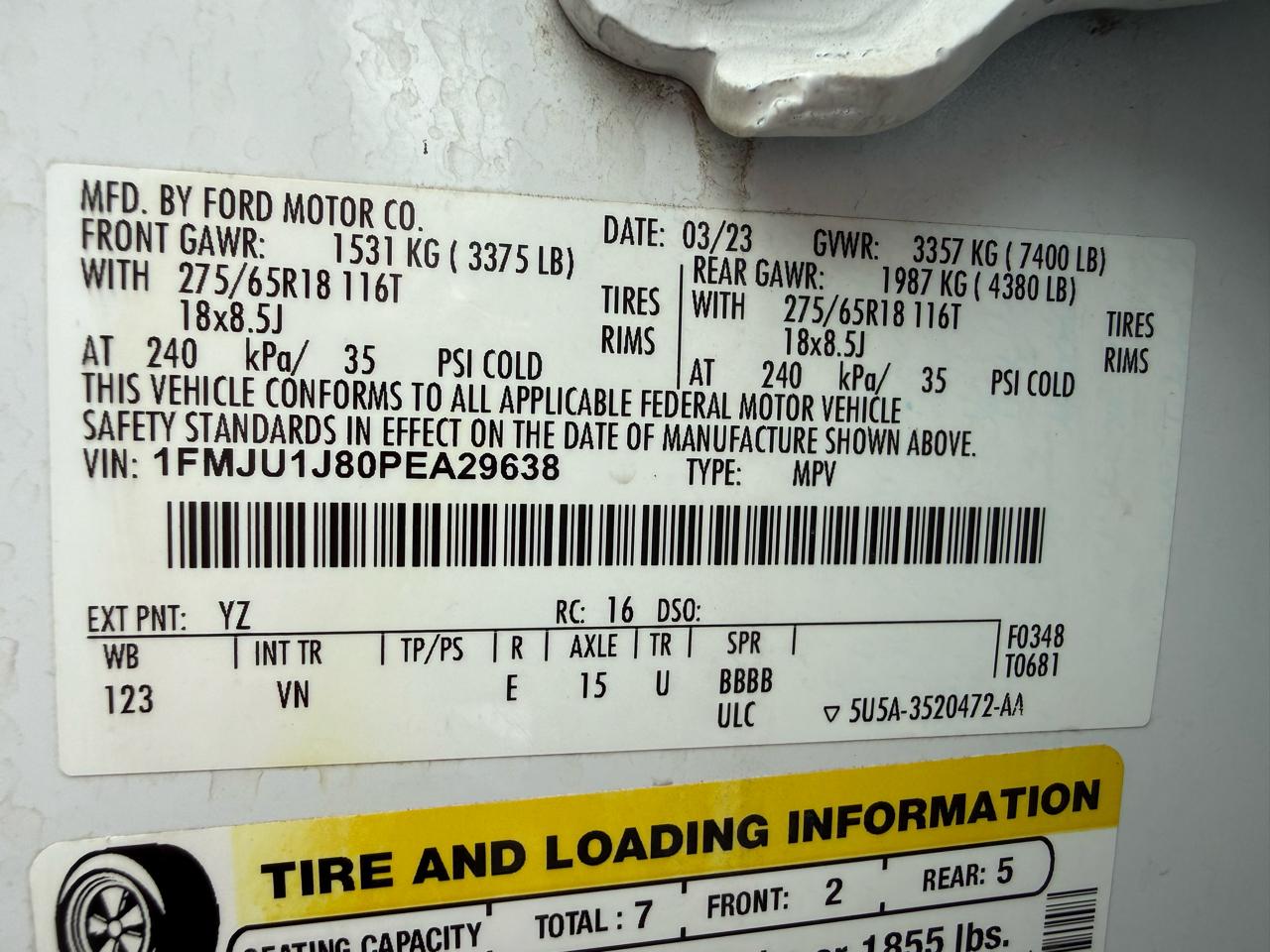 Ford Expedition XLT 4WD 2023