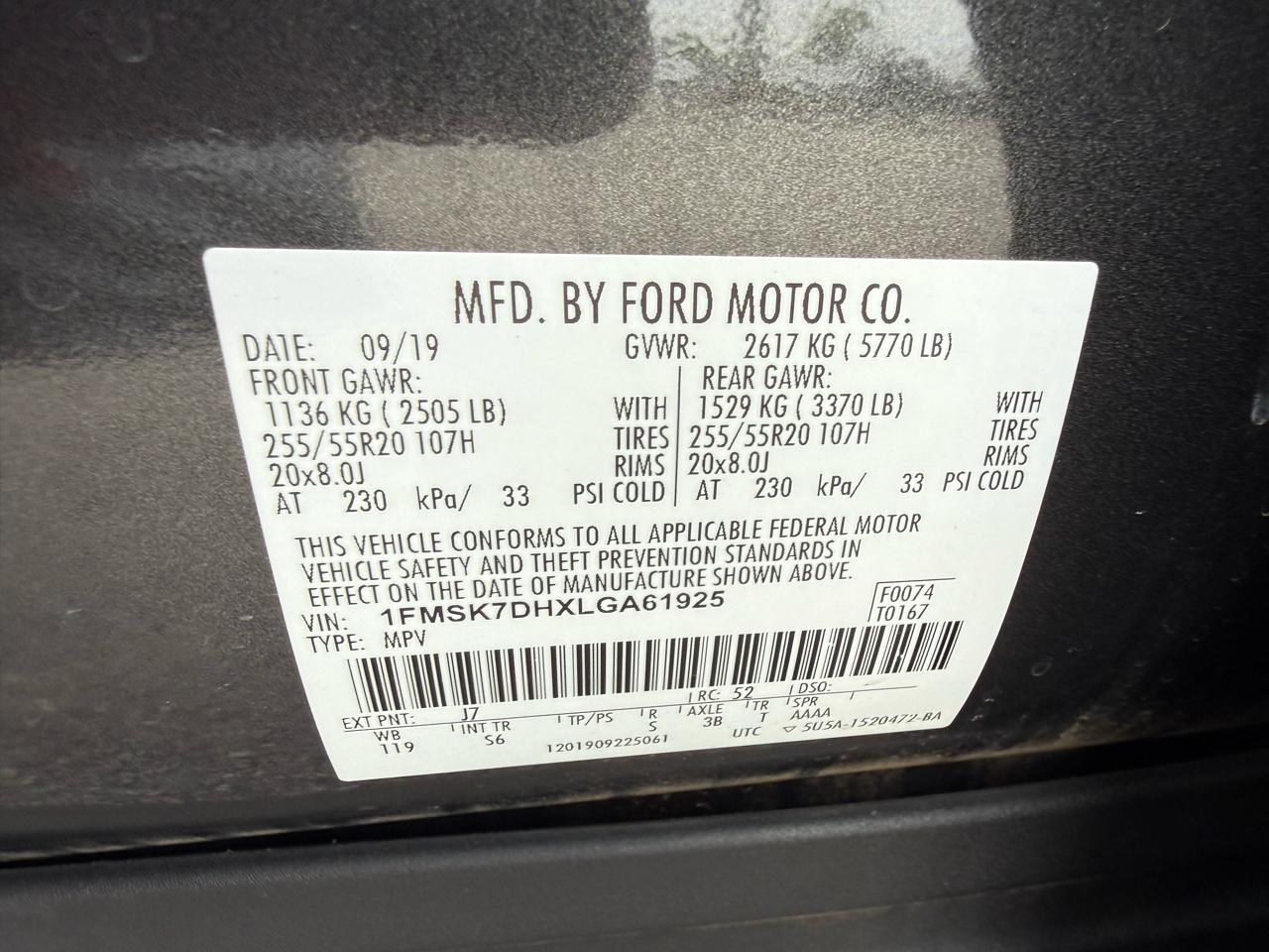 Ford Explorer XLT 2020