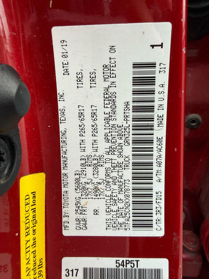 Toyota Tacoma TRD Sport Double Cab 2WD 2019