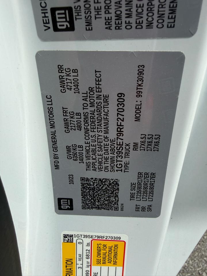 GMC Sierra 3500HD Pro Regular Cab 4WD 2024