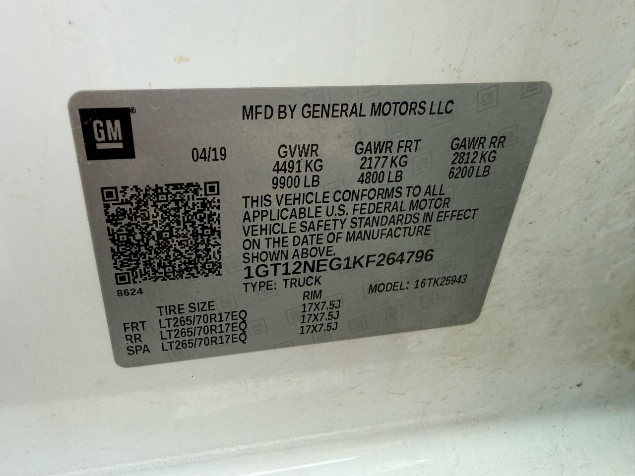 GMC Sierra 2500HD Work Truck Crew Cab Long Bed 4WD 2019