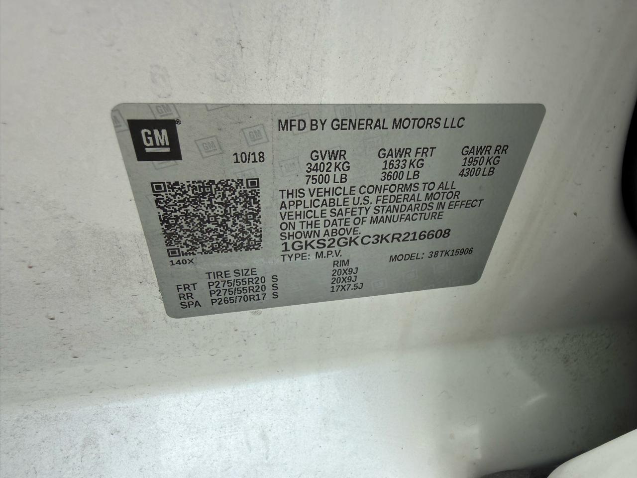 GMC Yukon XL SLT 4WD 2019