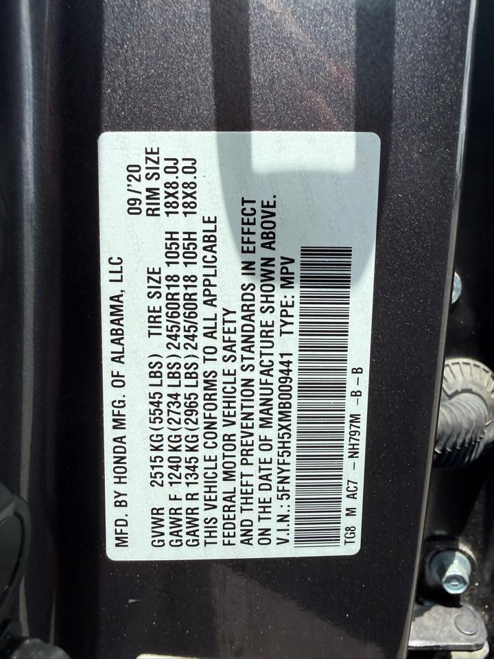 Honda Pilot EX-L 2WD 2021