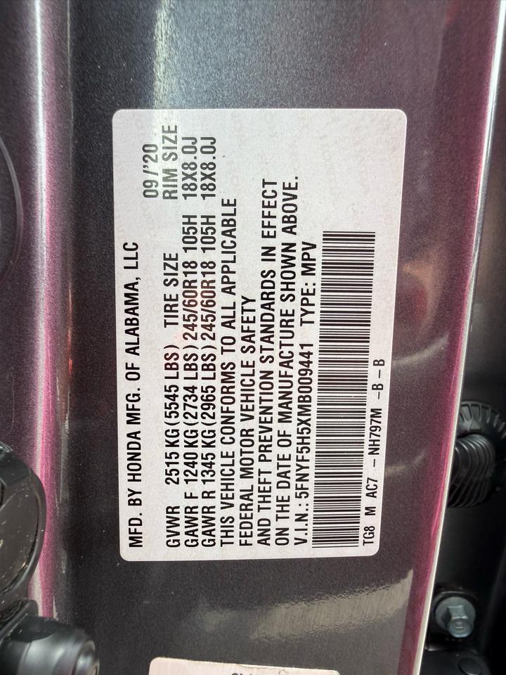 Honda Pilot EX-L 2WD 2021