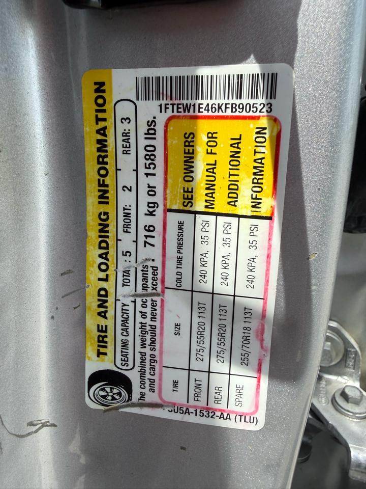 Ford F-150 Platinum SuperCrew 4WD 2019