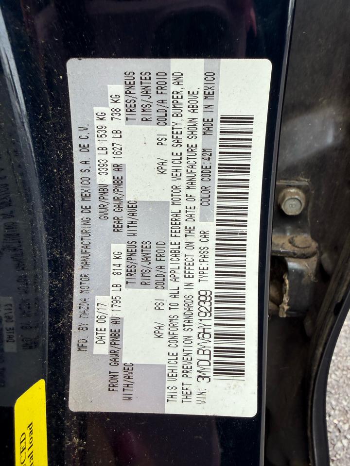 Toyota Yaris iA 6A 2017