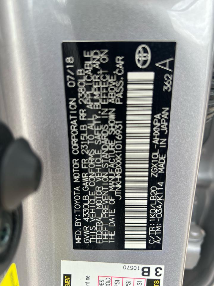 Toyota C-HR LE 2019