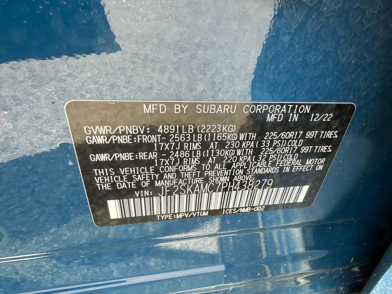 Subaru Forester Sport 2023
