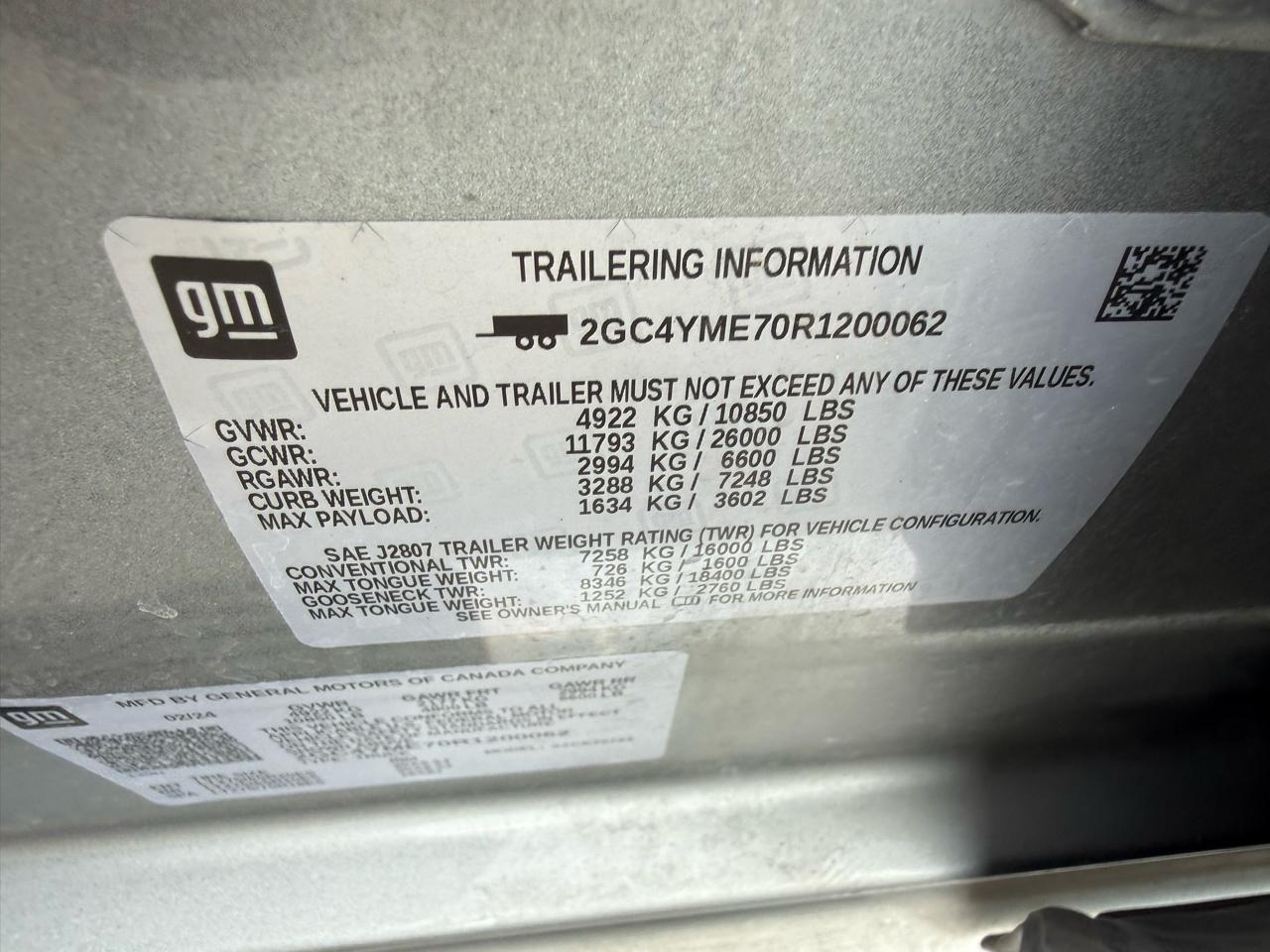 Chevrolet Silverado 2500HD Custom Crew Cab Short Box 4WD 2024