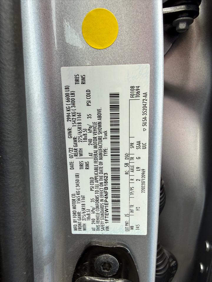 Ford F-150 XLT SuperCrew 4WD 2022