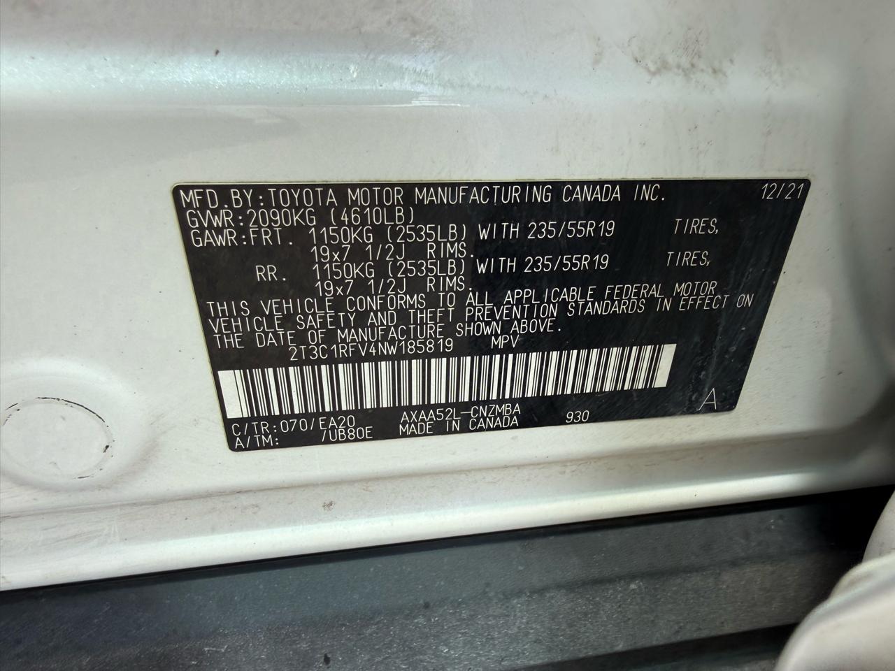 Toyota RAV4 XLE Premium 2022