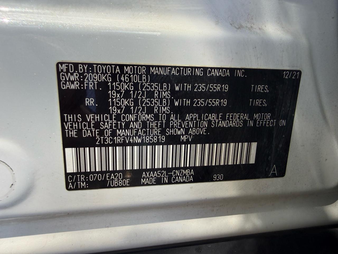 Toyota RAV4 XLE Premium 2022