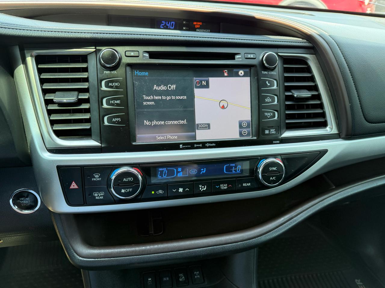 Toyota Highlander XLE AWD V6 2019
