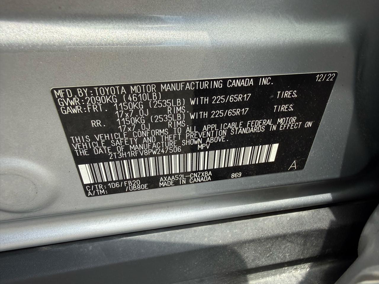 Toyota RAV4 LE 2023