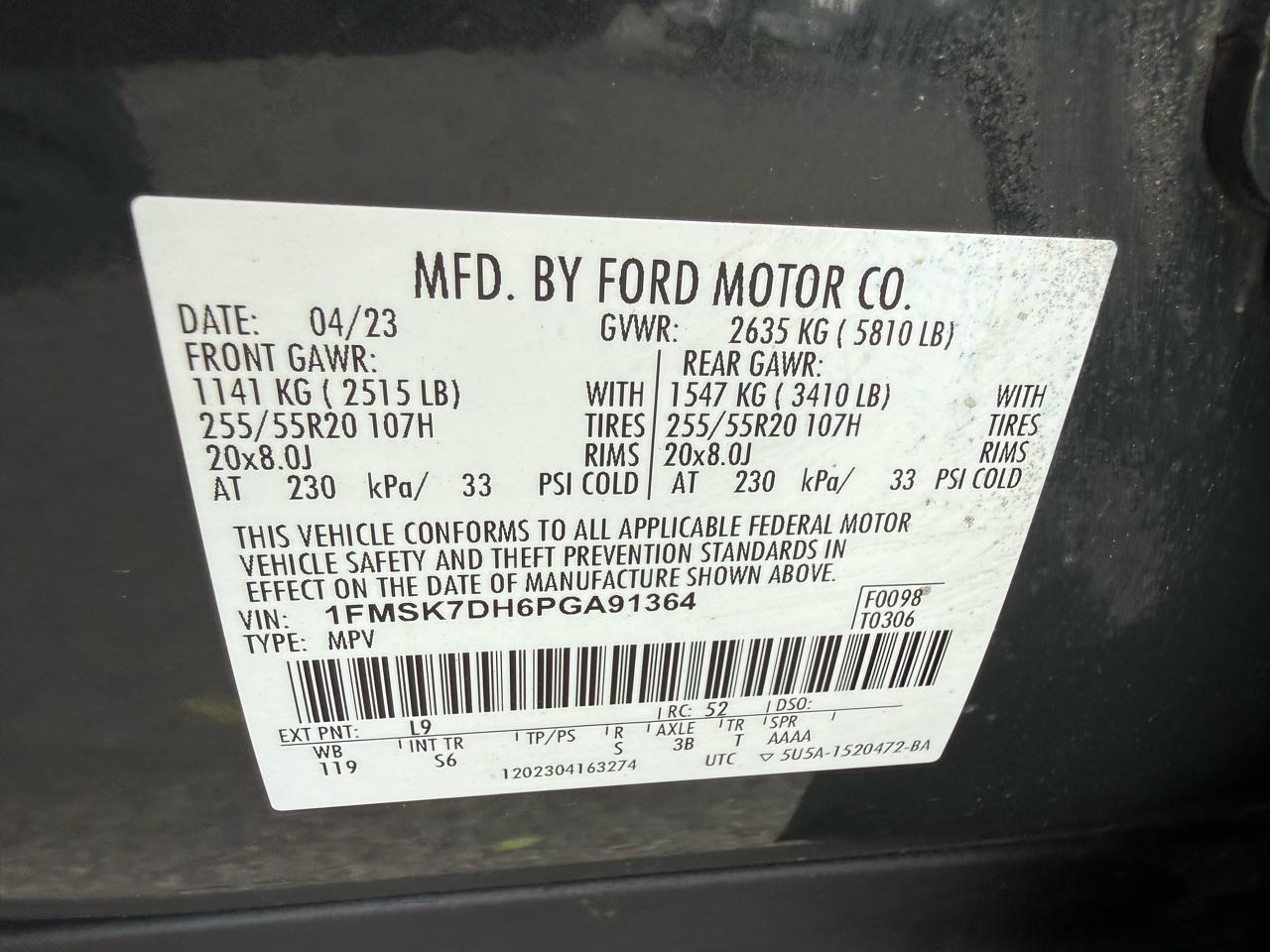 Ford Explorer XLT 2023