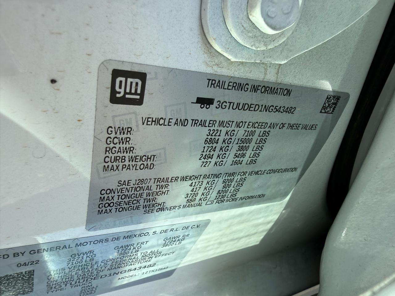 GMC Sierra 1500 SLT Crew Cab 4WD 2022