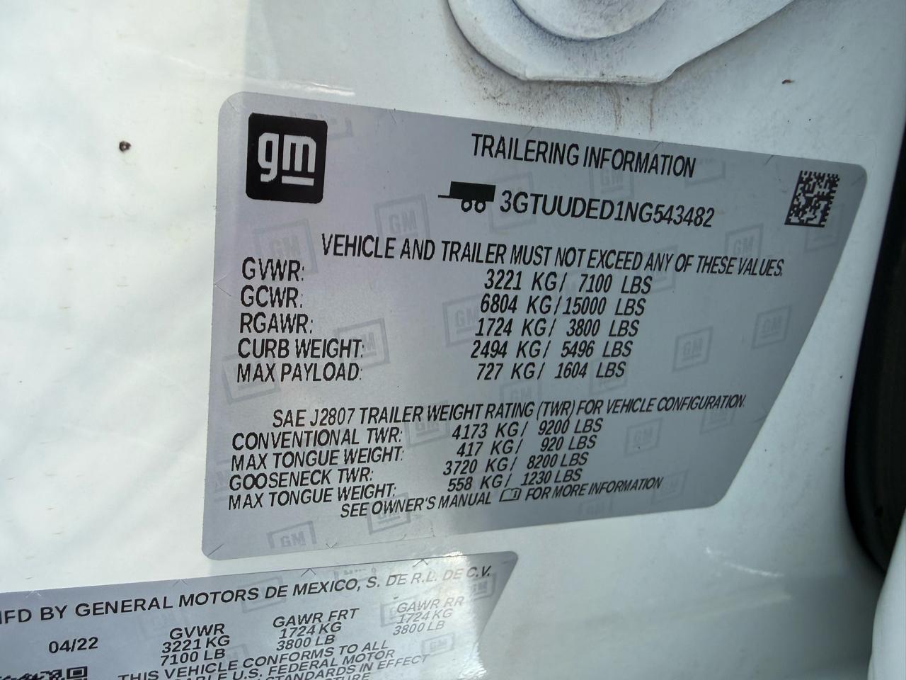 GMC Sierra 1500 SLT Crew Cab 4WD 2022