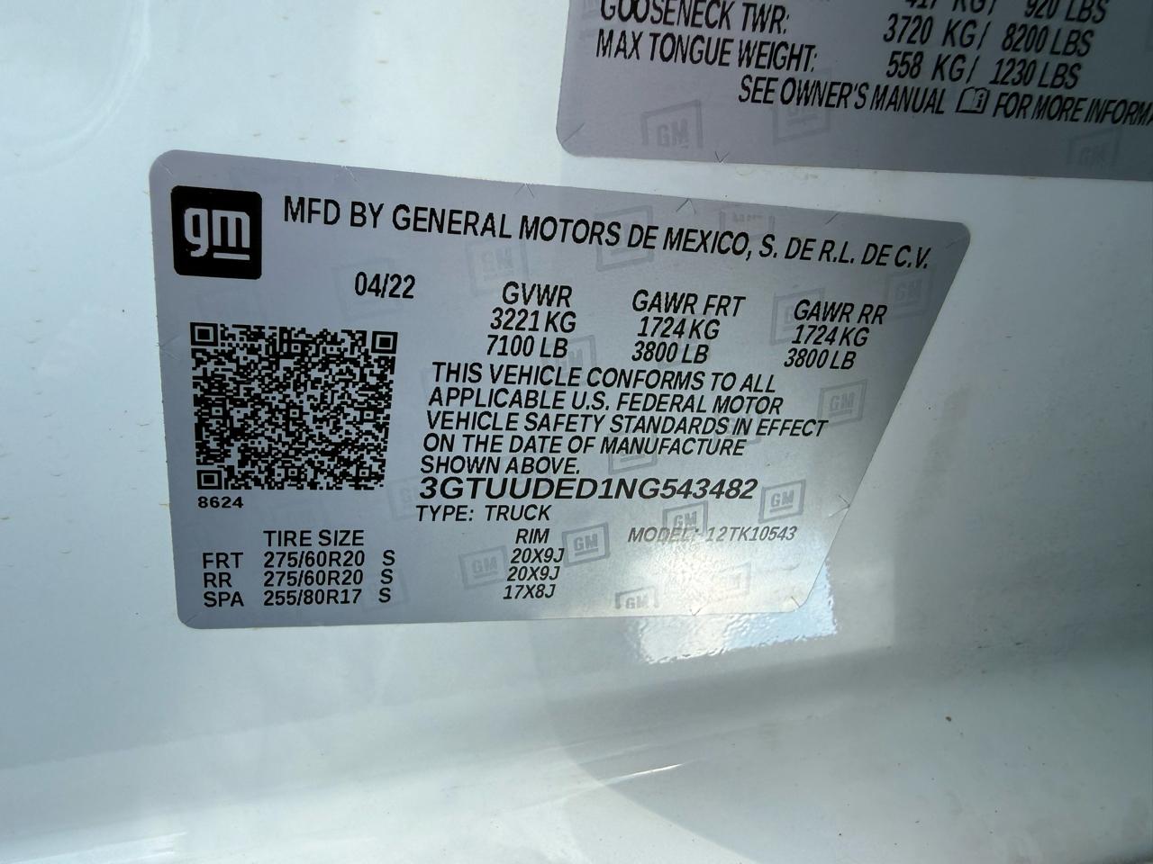 GMC Sierra 1500 SLT Crew Cab 4WD 2022