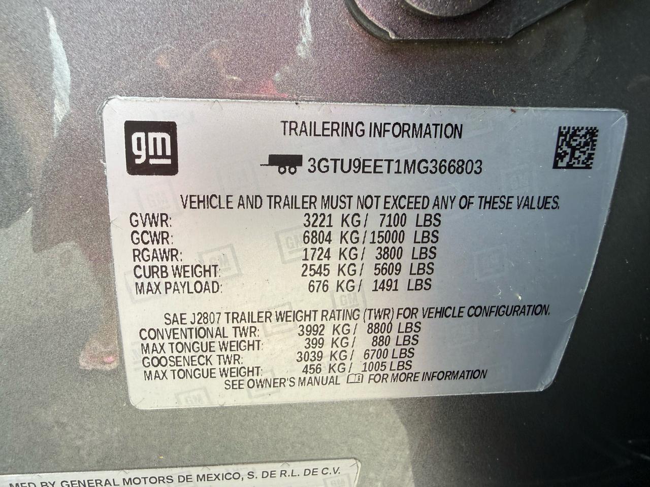 GMC Sierra 1500 AT4 Crew Cab 4WD 2021