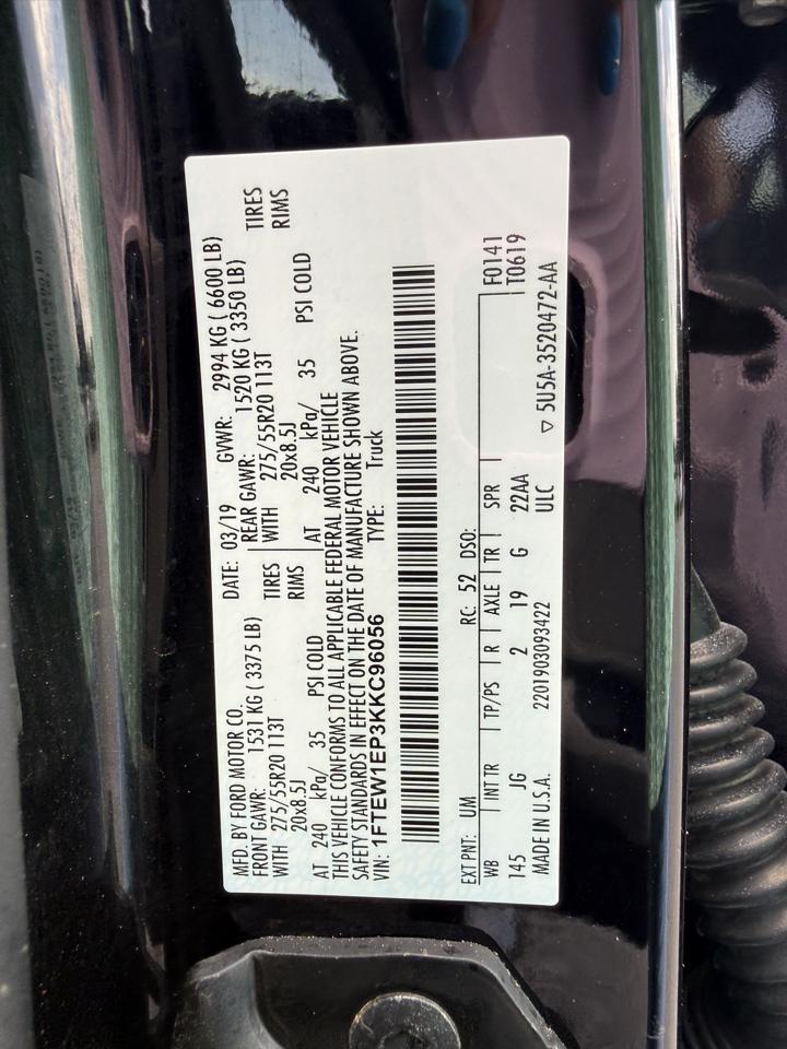Ford F-150  2019
