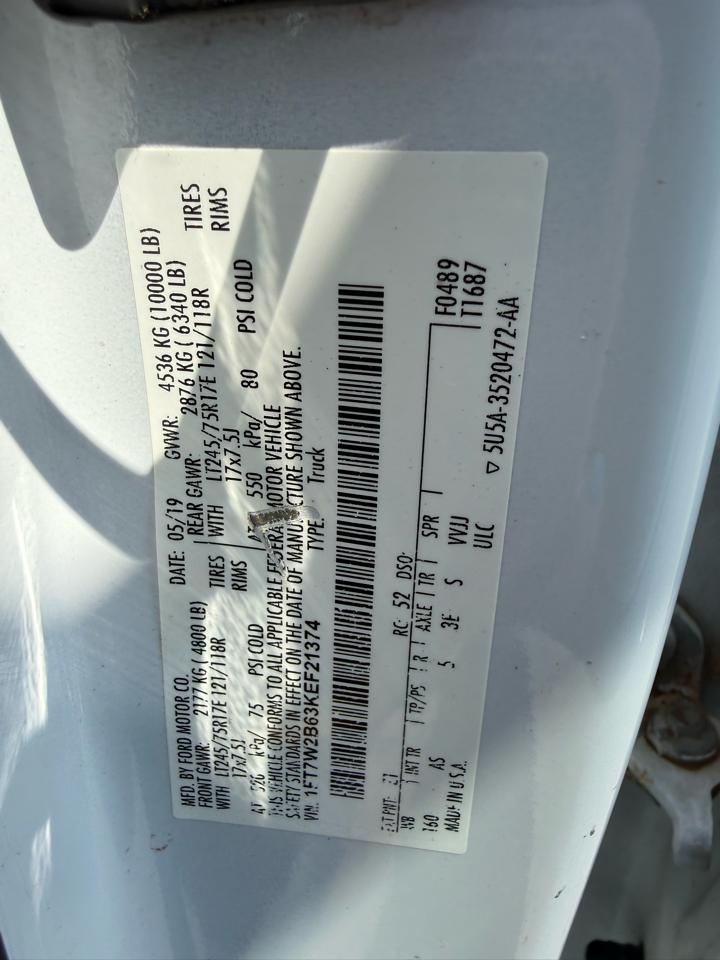 Ford F-250 SD XL Crew Cab 4WD 2019