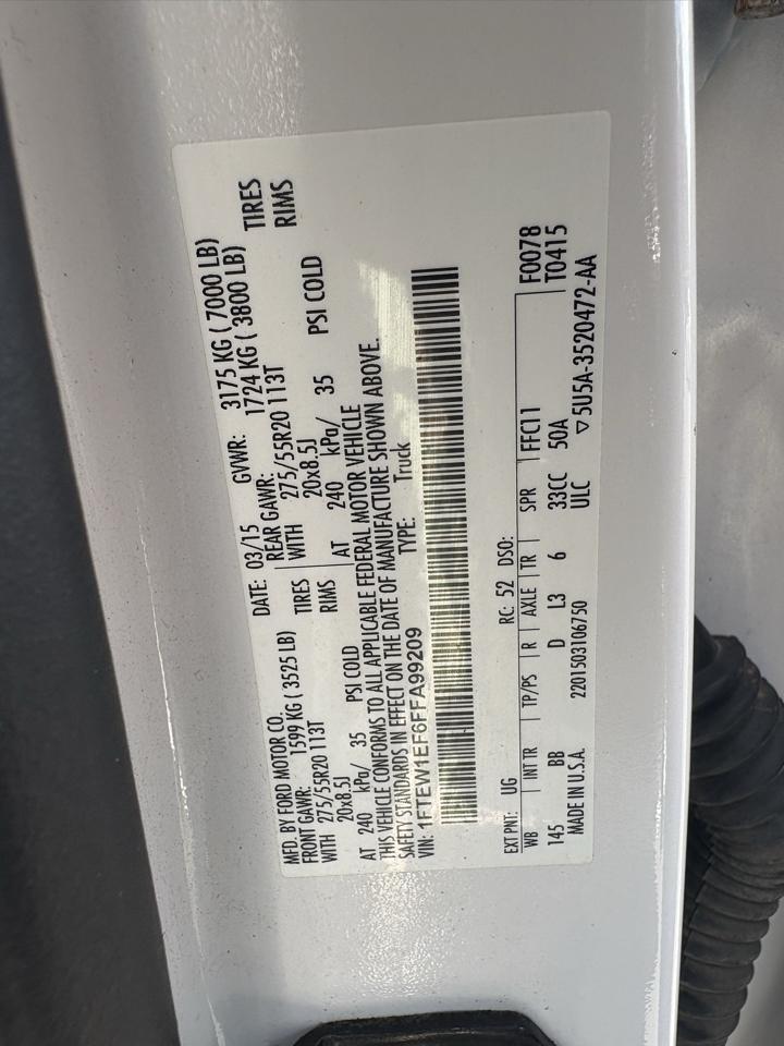 Ford F-150 Platinum SuperCrew 4WD 2015