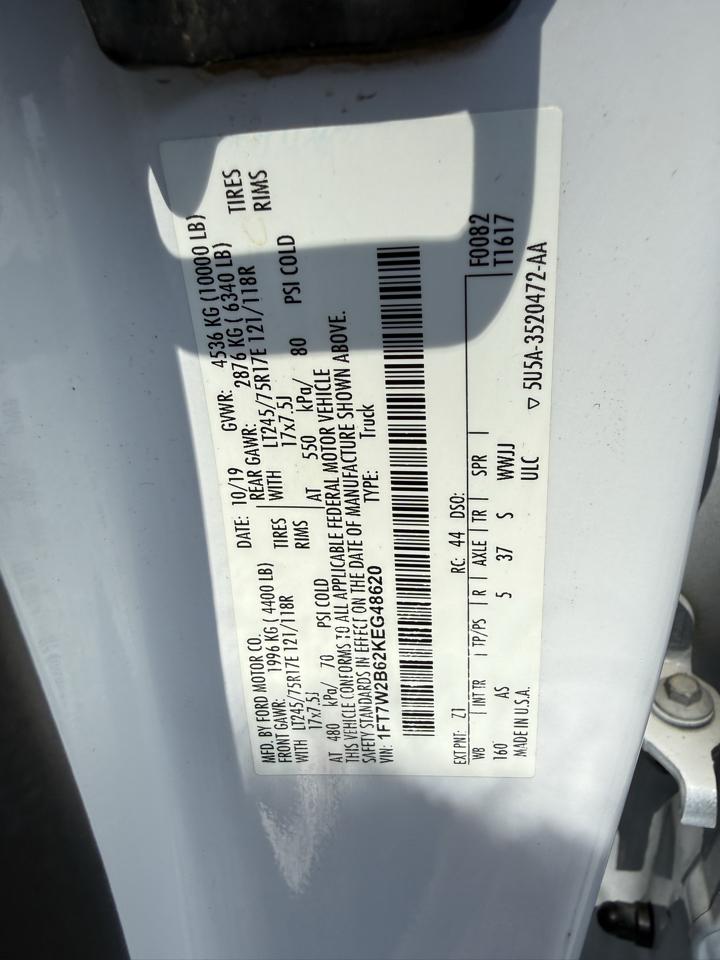 Ford F-250 SD XL Crew Cab 4WD 2019