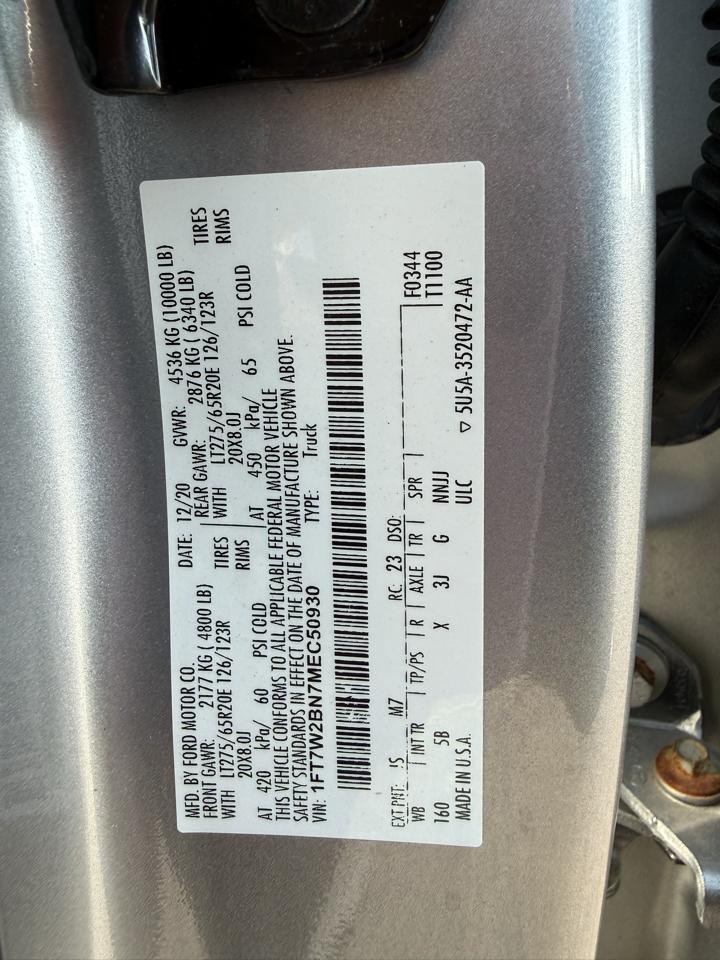 Ford F-250 SD Lariat Crew Cab 4WD 2021