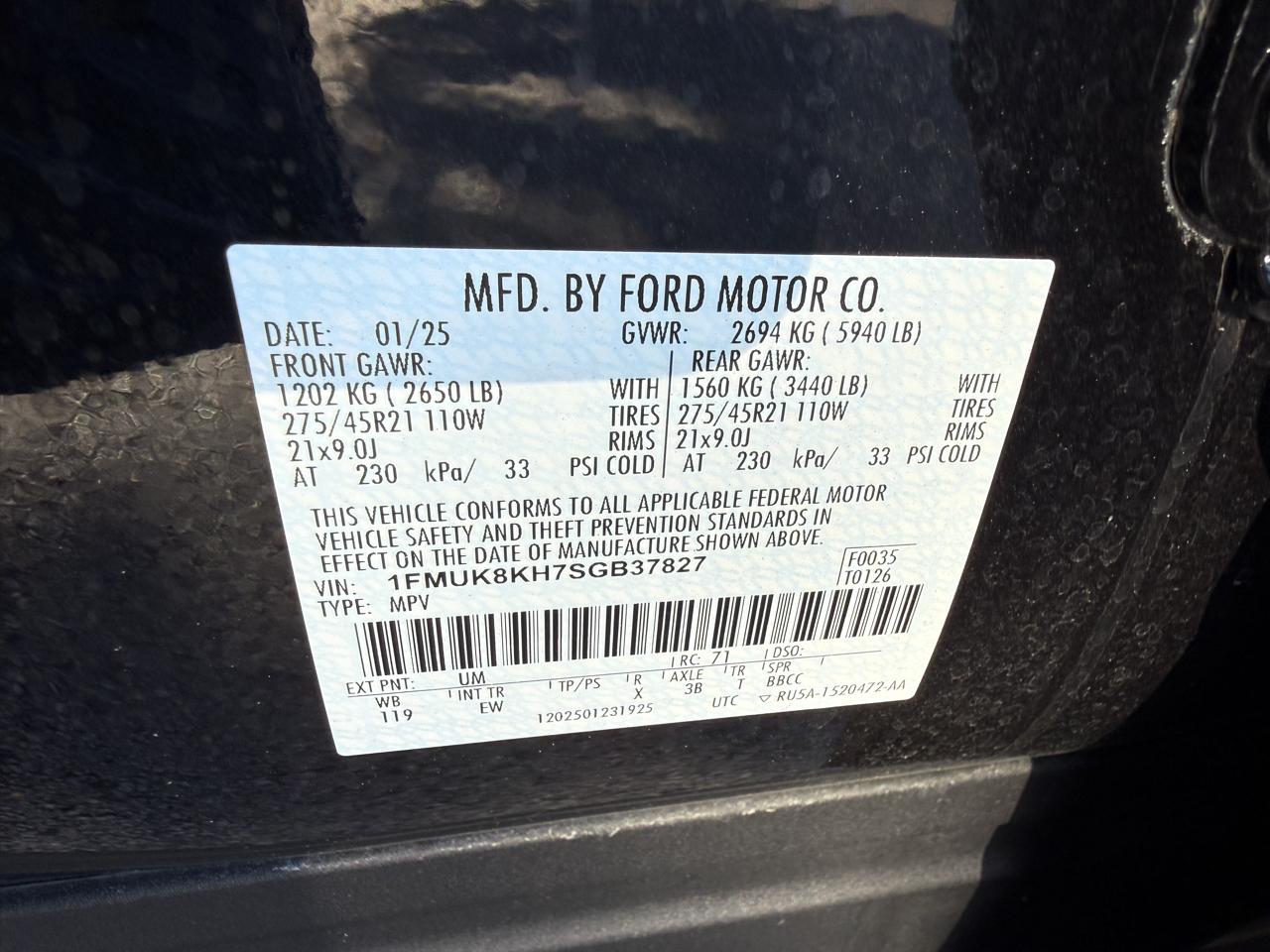 Ford Explorer ST-Line AWD 2025