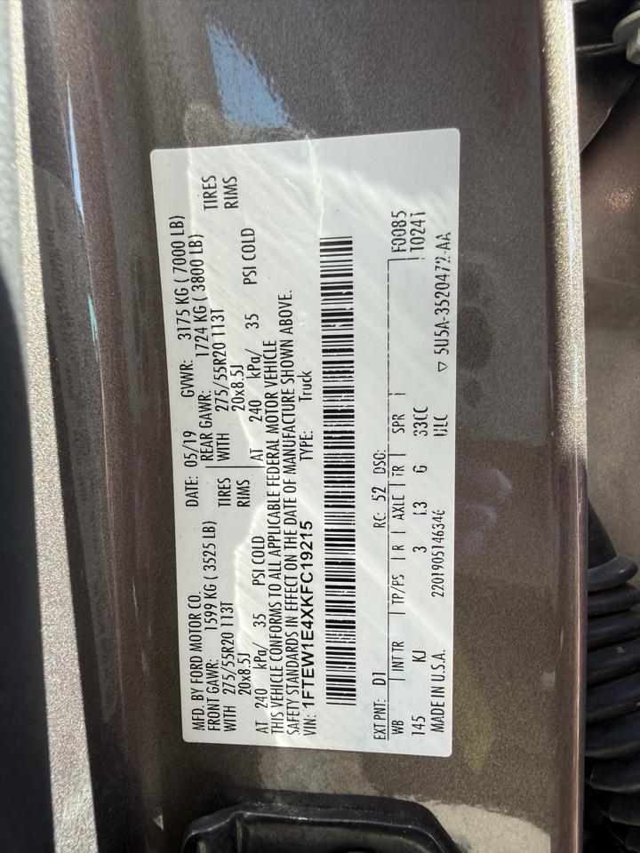 Ford F-150 King Ranch SuperCrew 4WD 2019