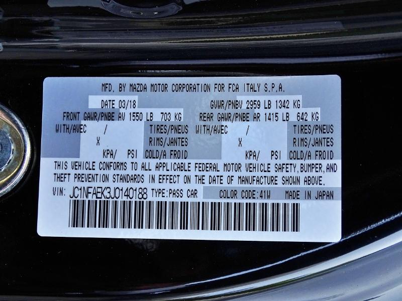 Fiat Spider 124 Classica 2018