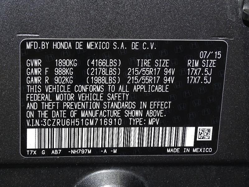 Honda HR-V EX AWD 2016