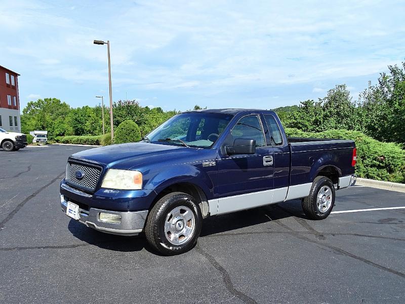 Blue 2004 Ford F-150 Pickup Truck Rear-Wheel Drive 4-Speed Automatic