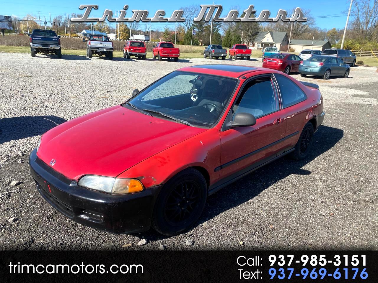 Used 1995 Honda Civic 2dr Coupe EX Auto 1.6L for Sale in Waynesville OH