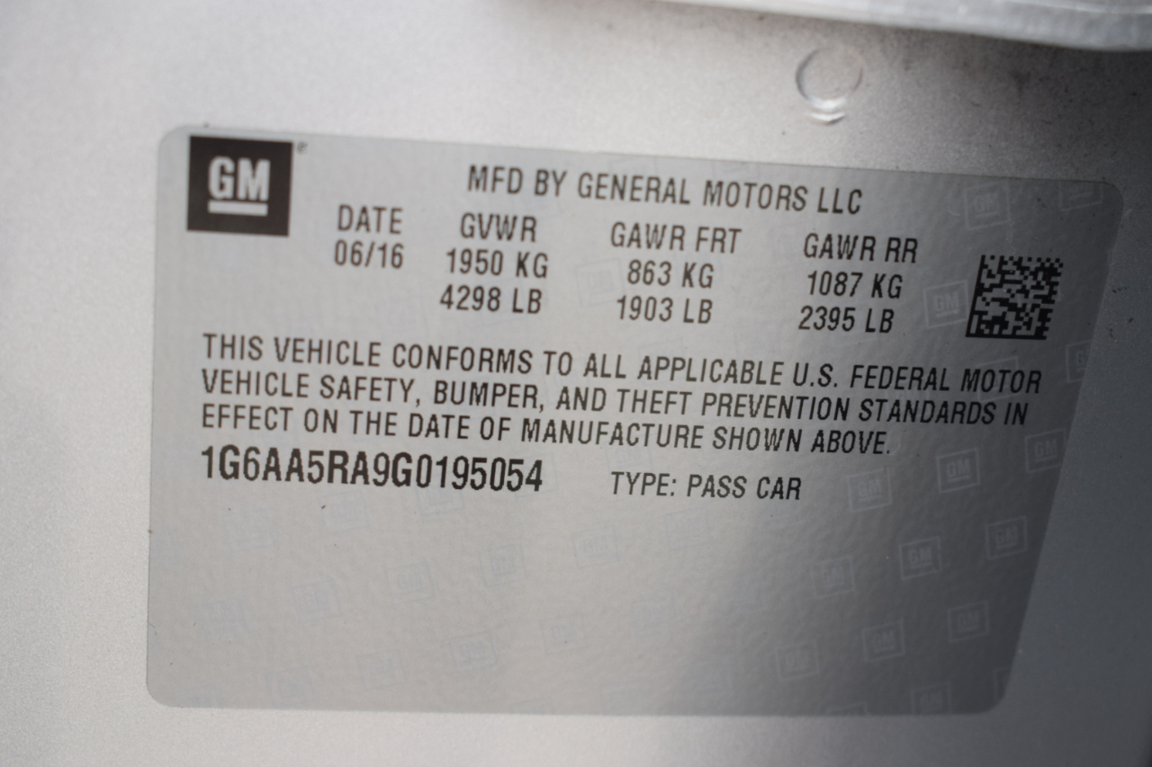 Cadillac ATS 2.5L Standard RWD 2016