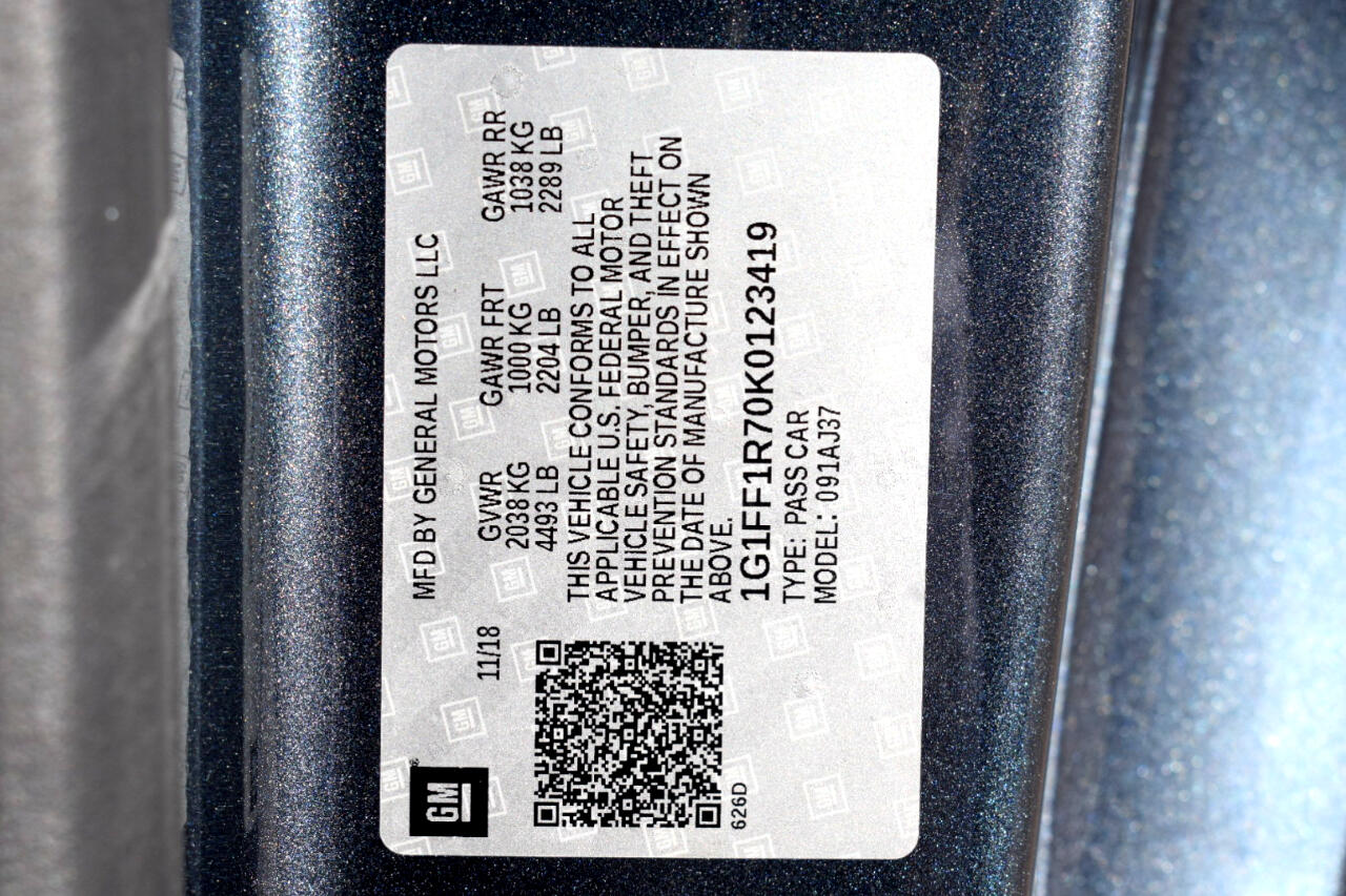 Chevrolet Camaro 1SS Coupe 2019