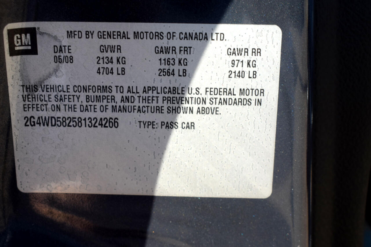 Buick LaCrosse CXL 2008