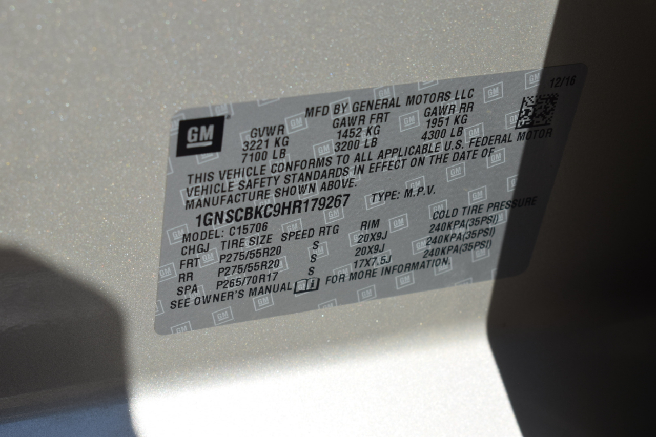 Chevrolet Tahoe LT 2WD 2017