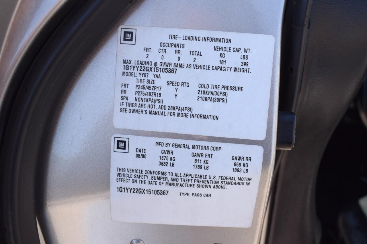 Chevrolet Corvette Coupe 2001