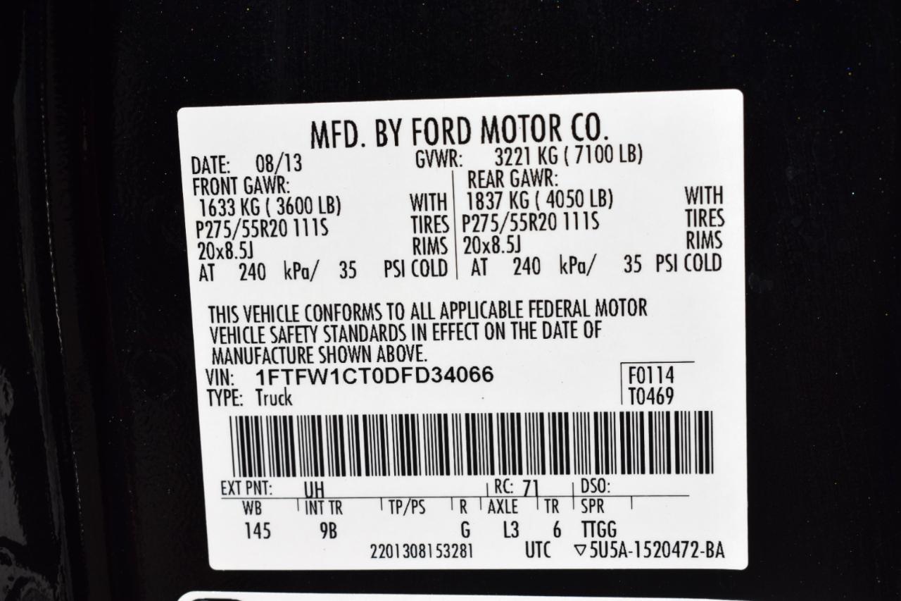 Ford F-150 Platinum SuperCrew 5.5-ft. Bed 2WD 2013