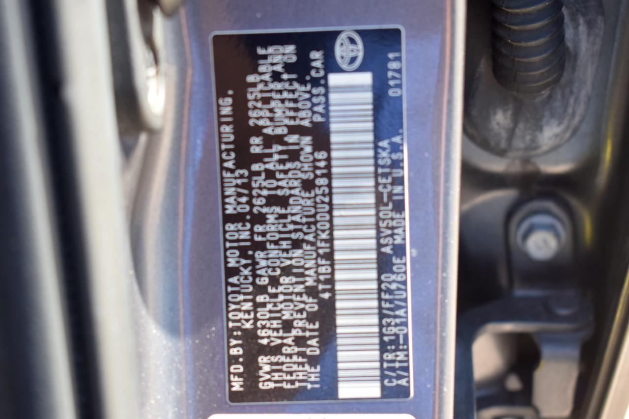 Toyota Camry XLE 2013