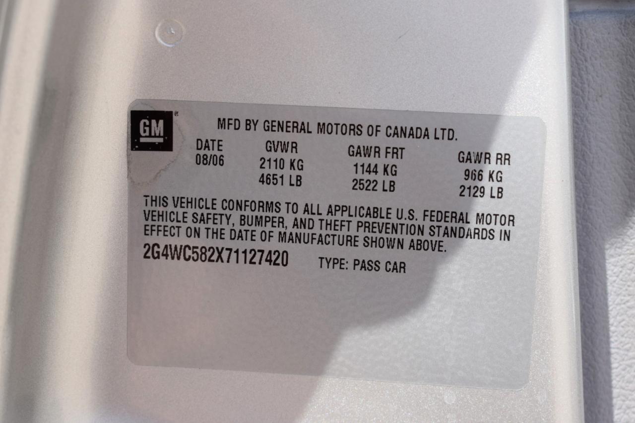 Buick LaCrosse CX 2007