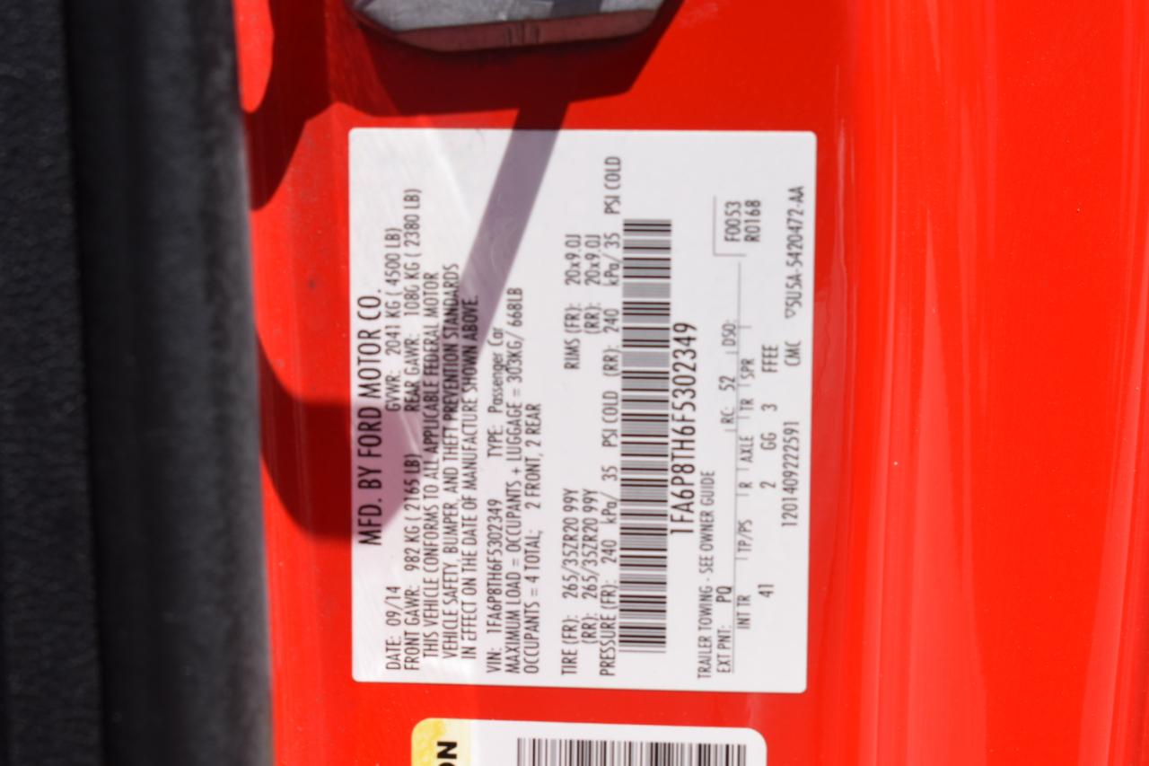 Ford Mustang EcoBoost Coupe 2015