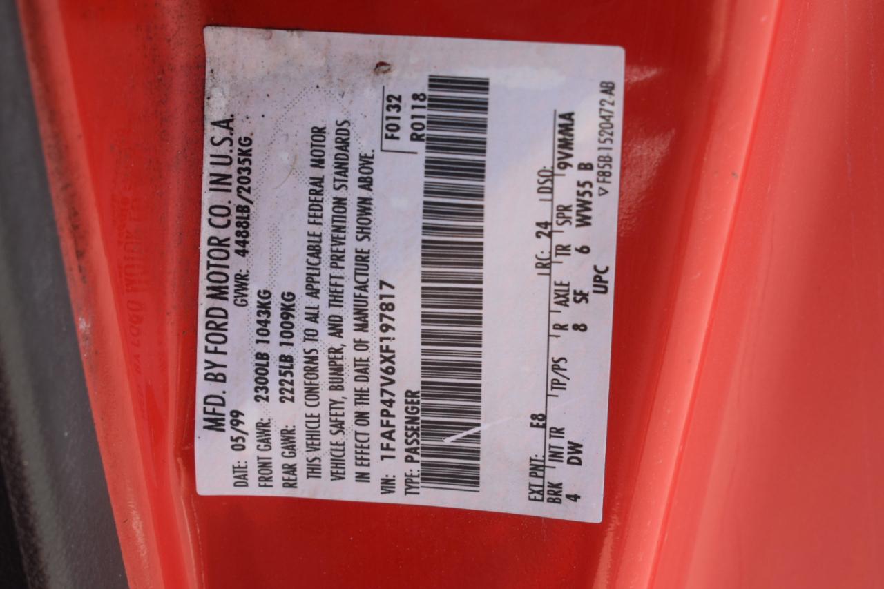 Ford Mustang Cobra Coupe 1999