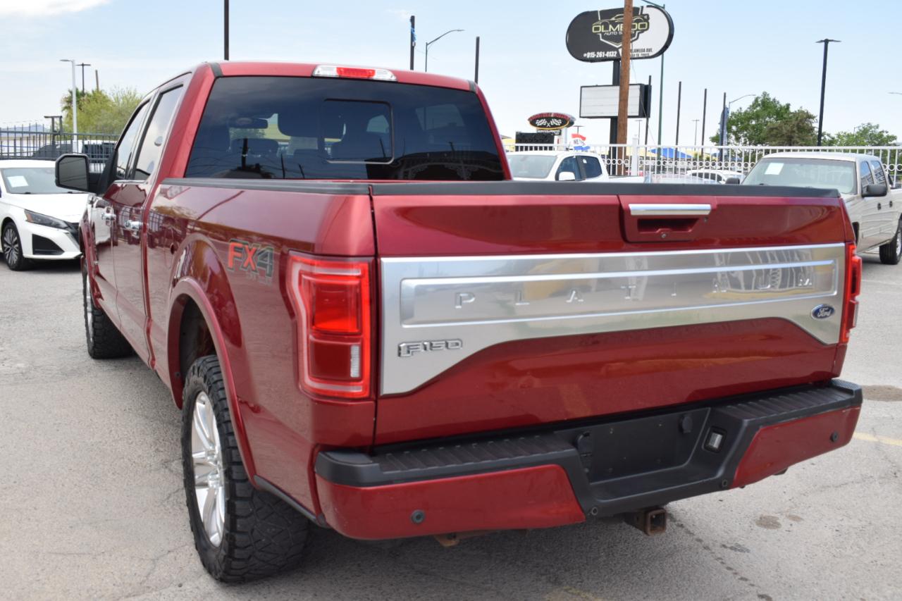 Ford F-150 Platinum SuperCrew 5.5-ft. Bed 4WD 2015